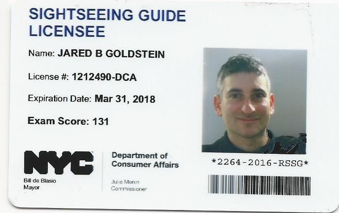 tour guide license nyc